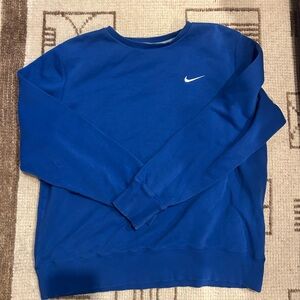 Nike Men's Royal Blue Crewneck Sweater